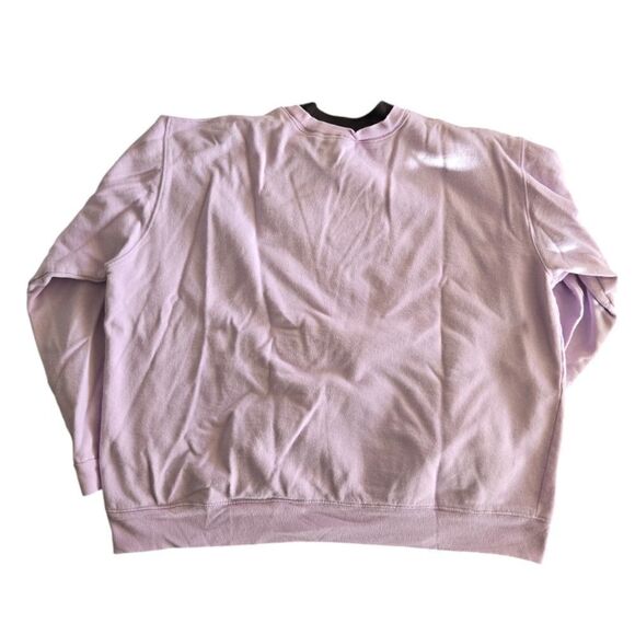 Granny Core Sweatshirt Lavender Purple Floral Sequin Embroidered Women’s XL - Picture 6 of 6